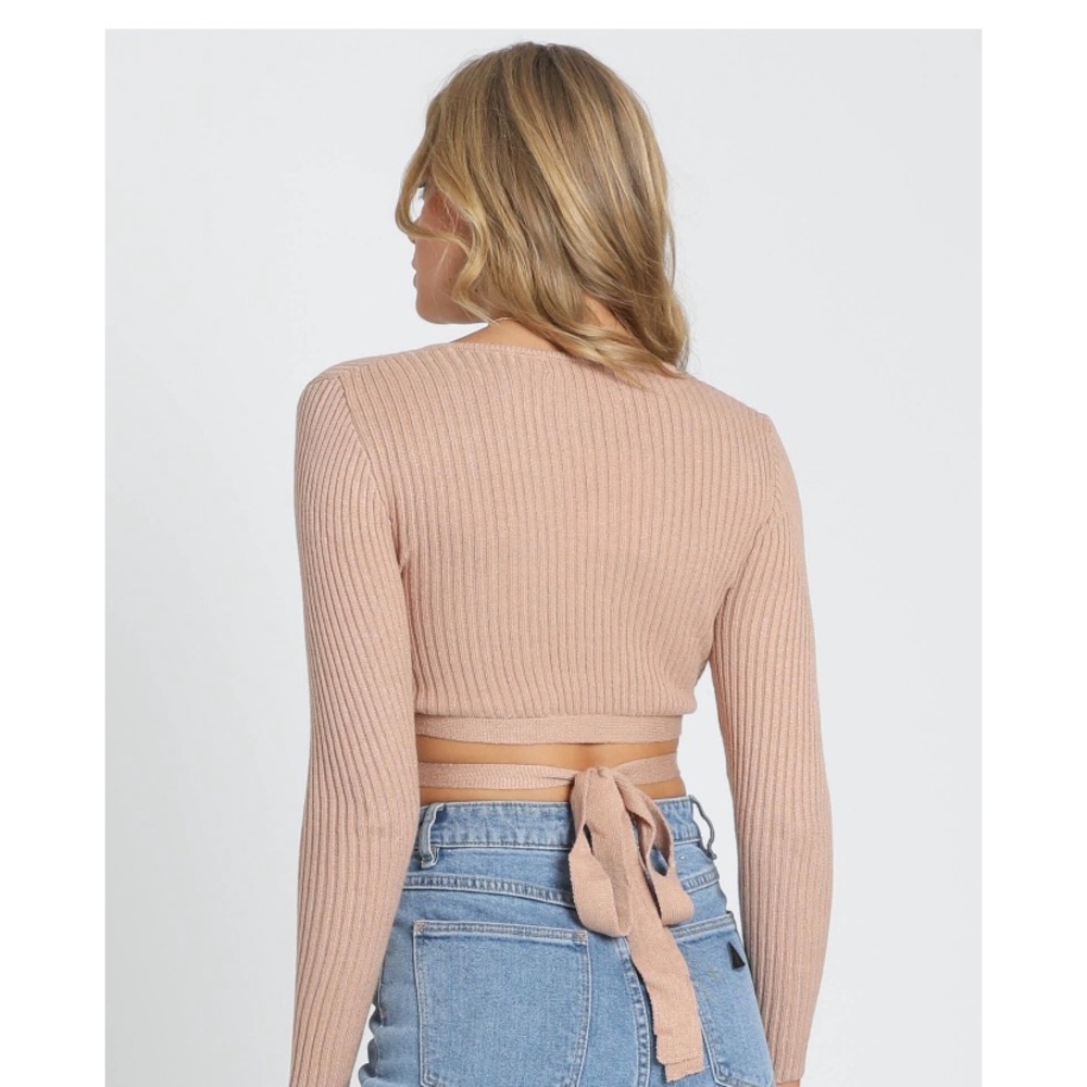 SHOWPO Ribbed Knit Top In Mocha - Picture 6 of 8